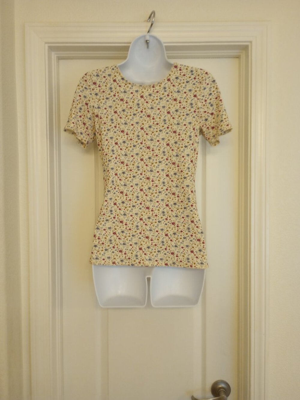 Sezane Reversible Floral T Shirt Top - Picture 8 of 13